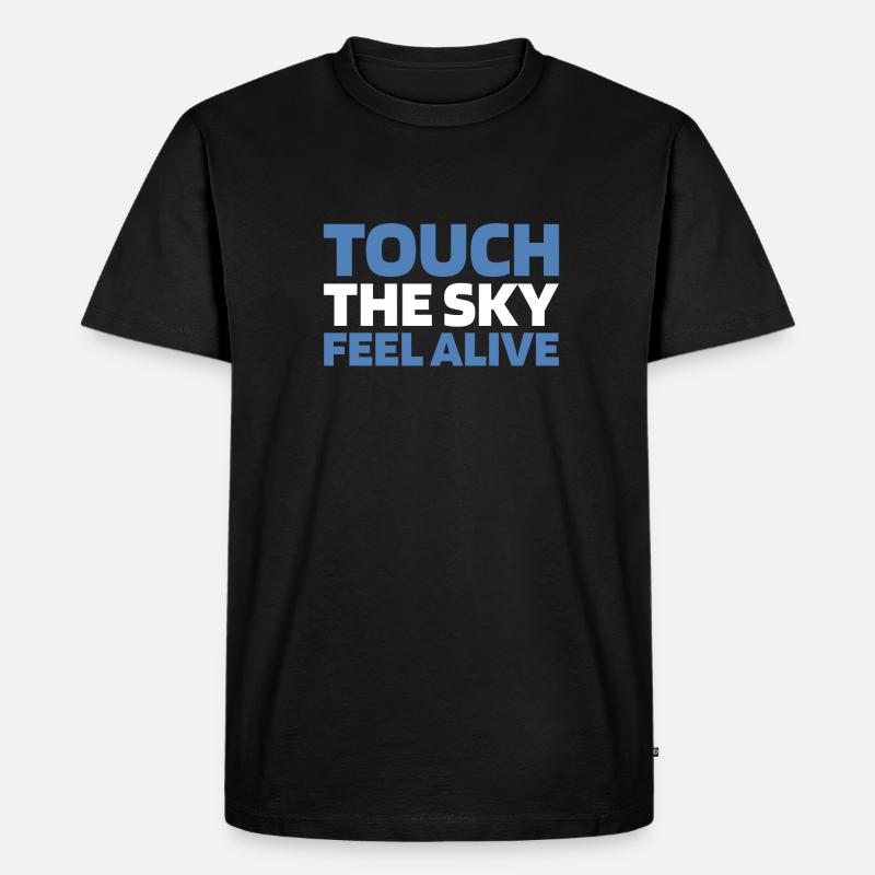 Paramotor Gleitschirmfliegen - Männer Premium Bio T-Shirt - Schwarz