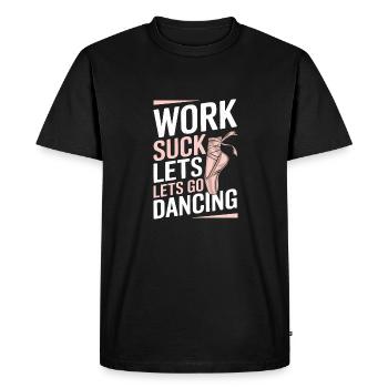Ballet Balerina - T-shirt Premium bio Homme - noir - Devant - Nico (187cm)