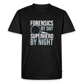 Forensics Forensic Experts - Men's Premium Organic T-Shirt - black - Front - Nico (187cm)