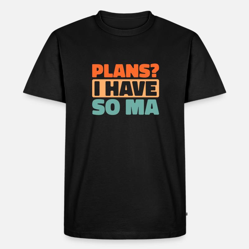 Schwarzer Humor - Männer Premium Bio T-Shirt - Schwarz