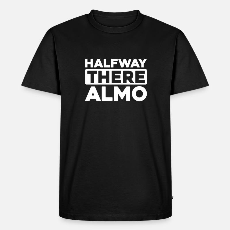 Schwarzer Humor - Männer Premium Bio T-Shirt - Schwarz