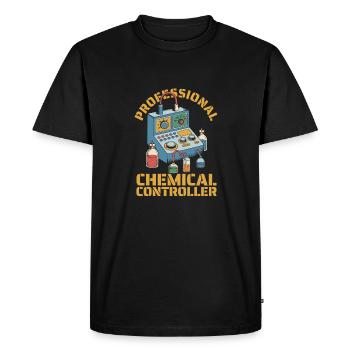 Opérateurs chimiques - T-shirt Premium bio Homme - noir - Devant - Nico (187cm)