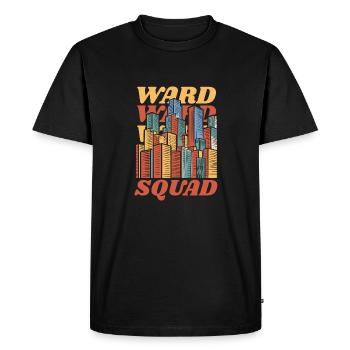 Conseillère municipale Kader - T-shirt Premium bio Homme - noir - Devant - Nico (187cm)