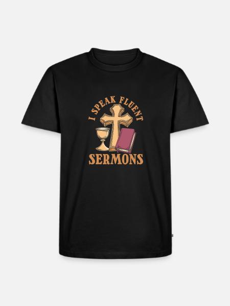 Priest - Men's Premium Organic T-Shirt - black