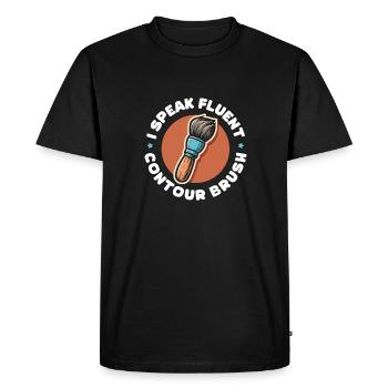 Cosmétique - T-shirt Premium bio Homme - noir - Devant - Nico (187cm)