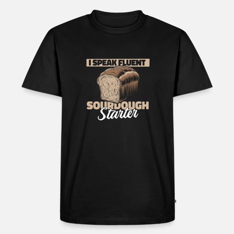 Bäcker - Männer Premium Bio T-Shirt - Schwarz