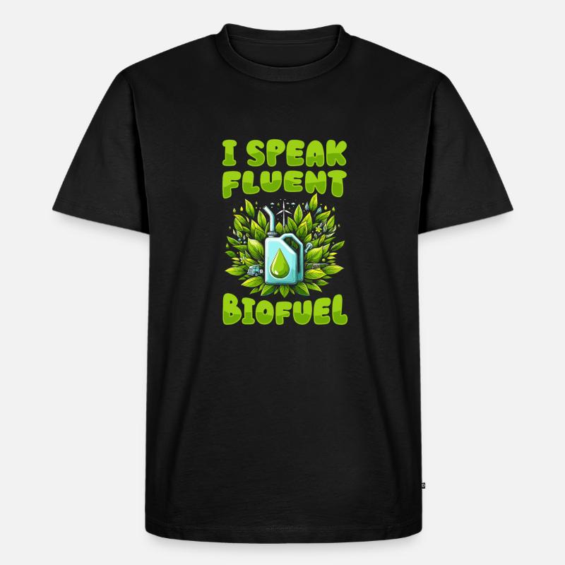 Biokraftstofftechniker - Männer Premium Bio T-Shirt - Schwarz