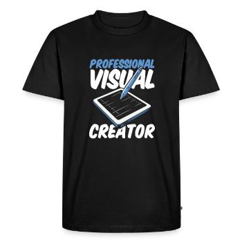 Designers - T-shirt Premium bio Homme - noir - Devant - Nico (187cm)