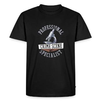 Forensics Forensic Experts - Men's Premium Organic T-Shirt - black - Front - Nico (187cm)
