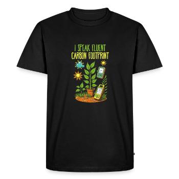 Environmental Scientist - Men's Premium Organic T-Shirt - black - Front - Nico (187cm)