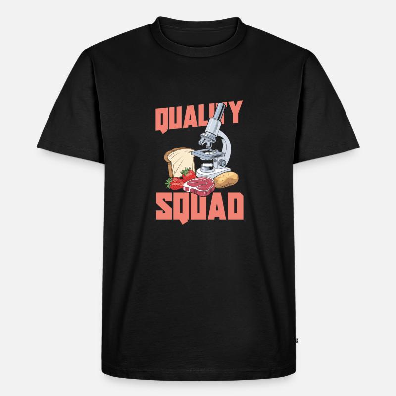 Lebensmitteltechniker Kader - Männer Premium Bio T-Shirt - Schwarz