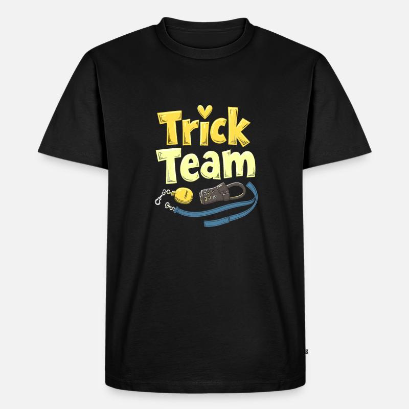 Tiertrainer Team - Männer Premium Bio T-Shirt - Schwarz