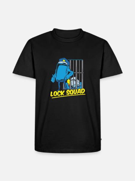 Prison Guard Cadre - Men's Premium Organic T-Shirt - black