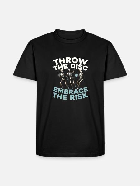 Frisbee Golf Disc Golf - Men's Premium Organic T-Shirt - black