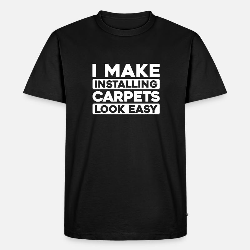 Kassierer - Männer Premium Bio T-Shirt - Schwarz