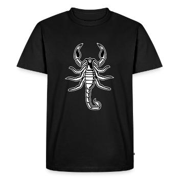 Scorpion - Men's Premium Organic T-Shirt - black - Front - Nico (187cm)