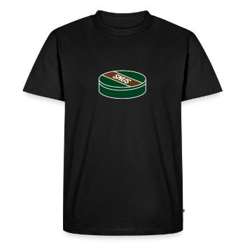 Snus - Men's Premium Organic T-Shirt - black - Front - Nico (187cm)