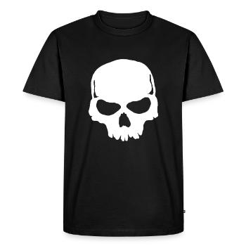 Skull - Men's Premium Organic T-Shirt - black - Front - Nico (187cm)