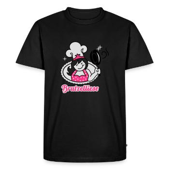 Cook - cuisine - cuisine - griller - barbecue - 3C - T-shirt Premium bio Homme - noir - Devant - Nico (187cm)