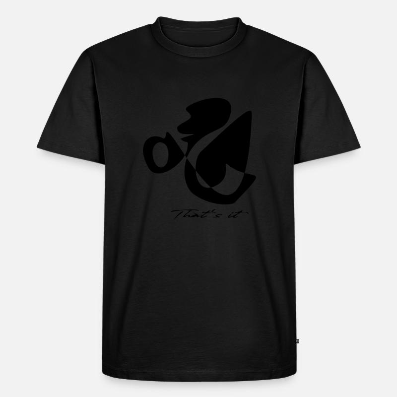 Monky - Männer Premium Bio T-Shirt - Schwarz