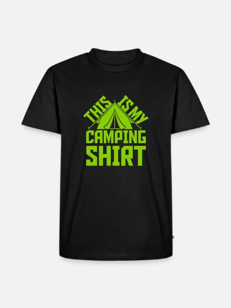 C’est mon camping - T-shirt Premium bio Homme - noir