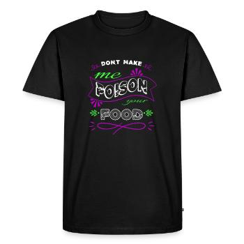 Prep Cook Chef Grill Cool Dictons Blague - T-shirt Premium bio Homme - noir - Devant - Nico (187cm)