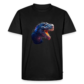 T-rex robotics - Men's Premium Organic T-Shirt - black - Front - Nico (187cm)