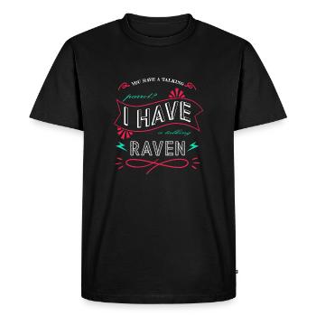 Readers Inspirational Book Reader I Love Books - Men's Premium Organic T-Shirt - black - Front - Nico (187cm)