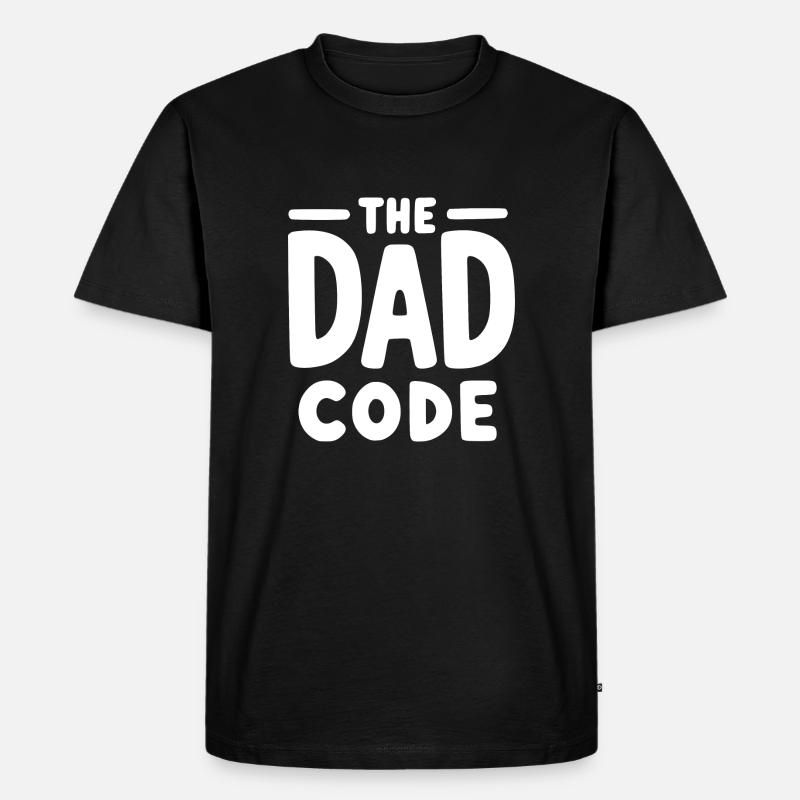 Le code du papa - T-shirt Premium bio Homme - noir