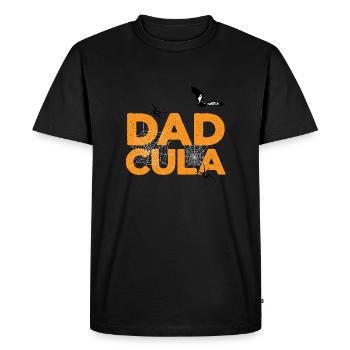 Halloween DADCULA - Men's Premium Organic T-Shirt - black - Front - Nico (187cm)
