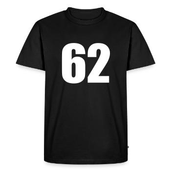 62 - Men's Premium Organic T-Shirt - black - Front - Nico (187cm)