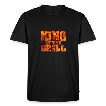 King of the grill - T-shirt Premium bio Homme - noir - Devant - Nico (187cm)