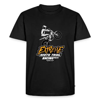 Trial - Trialsport - Moto Trial - Motorcycle Trial - Men's Premium Organic T-Shirt - black - Front - Nico (187cm)