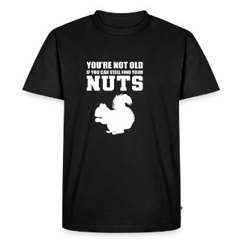 You are not old Sarcastic person gift - Men's Premium Organic T-Shirt - black - Front - Nico (187cm)