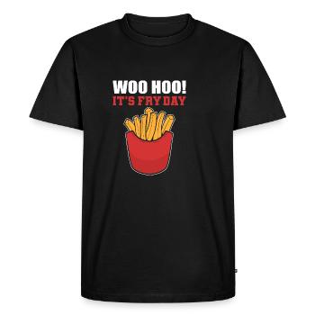 C’est le cadeau du travailleur dévoué de la Journée du rôti - T-shirt Premium bio Homme - noir - Devant - Nico (187cm)