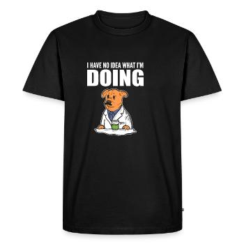 Aucune idée de poison étudiant en biologie - T-shirt Premium bio Homme - noir - Devant - Nico (187cm)