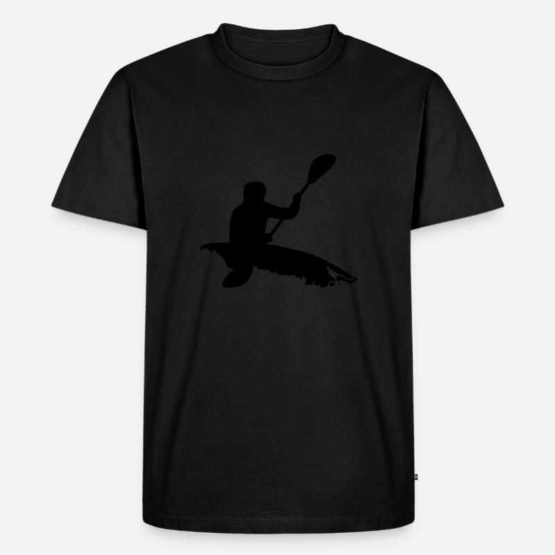 Whitewater kayaking - T-shirt Premium bio Homme - noir