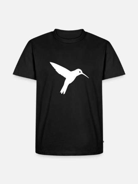 humming-bird - Men's Premium Organic T-Shirt - black