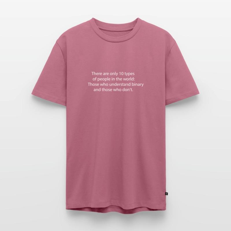 Binär Binary Programmiersprache Computer Geschenk Männer Premium Bio T-Shirt