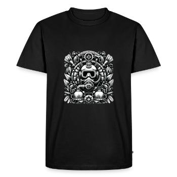 Plongée Plongeurs dans le monde sous-marin - T-shirt Premium bio Homme - noir - Devant - Nico (187cm)