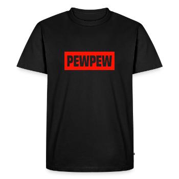 Pan Pan - T-shirt Premium bio Homme - noir - Devant - Nico (187cm)