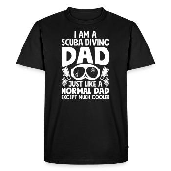 Cool Scuba Diving Dad - Plongée sous-marine pour hommes - T-shirt Premium bio Homme - noir - Devant - Nico (187cm)