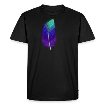 Printemps galaxie - T-shirt Premium bio Homme - noir - Devant - Nico (187cm)