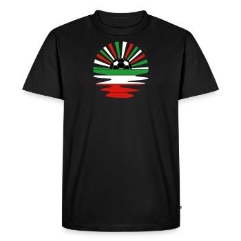 Italie Football 2022 Italie Fan Jersey - T-shirt Premium bio Homme - noir - Devant - Nico (187cm)
