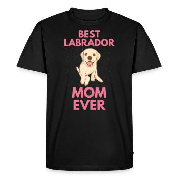Meilleur Labrador Mama Cadeau de fête des mères Labrador - T-shirt Premium bio Homme - noir - Devant - Nico (187cm)