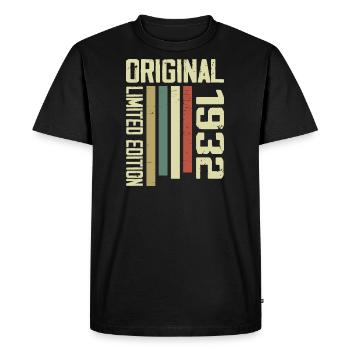 Retro 1932 cadeau 92e anniversaire Vintage 1932 - T-shirt Premium bio Homme - noir - Devant - Nico (187cm)