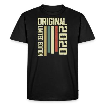 Retro 2020 Cadeau 4e Anniversaire Vintage 1995 - T-shirt Premium bio Homme - noir - Devant - Nico (187cm)