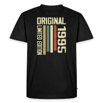 Retro 1995 Cadeau 29e Anniversaire Vintage 1995 - T-shirt Premium bio Homme - noir - Devant - Nico (187cm)