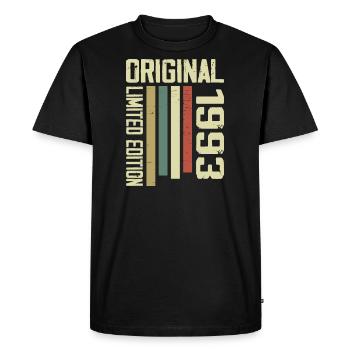 Retro 1993 31st Anniversary Gift Vintage 1993 - Men's Premium Organic T-Shirt - black - Front - Nico (187cm)