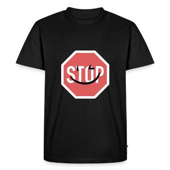 Conception d’un feu de circulation - T-shirt Premium bio Homme - noir - Devant - Nico (187cm)